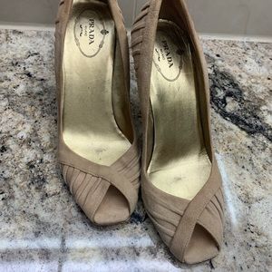 Prada suede Stilettos
